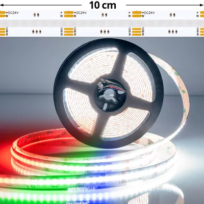 LED SZALAG 896LED/M 24V RGB-NW 110 lumen / Watt