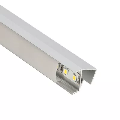 LED PROFILSÍN ÜVEGPOLCHOZ EZÜST ALP-060 EZÜST