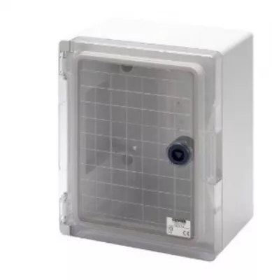 ELOSZTÓDOBOZ 200×254×135 IP55 átlátszó ajtóval halogénmentes