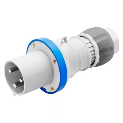 CSATL.DUGÓ HP IP44/IP54 2P+E 63A 200-250V 50/60HZ KÉK -6H