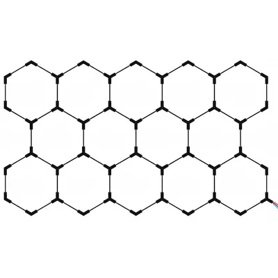 HEXAGON LÁMPA 14HEX 456W 6500K
