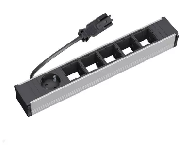 Elosztó dugaljsáv 1x230V+5üres bachmann