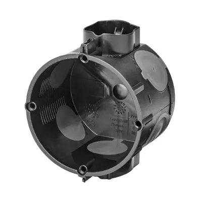 SOROLHATÓ SÜLLY.DOBOZ D60x46 MEMBR. E1062K, 46mm MÉLY, FEKETE, MEMBRÁNOS