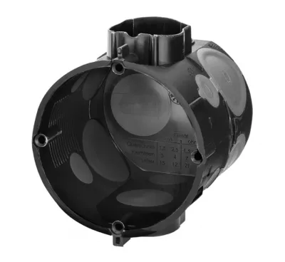 SOROLHATÓ SÜLLY.DOBOZ D60x62 MEMBR. E1072K, 62mm MÉLY, FEKETE, MEMBRÁNOS
