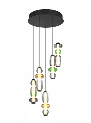 MINERVA Függ. 5x8W LED800lm2300+300