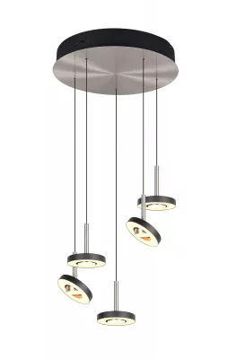 GUANO Függ. 5x8W LED 850lm m.nikk.