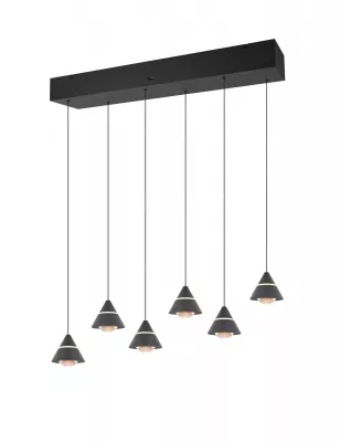 ROMEO Függ. 6x7W LED700lm2300+3000+