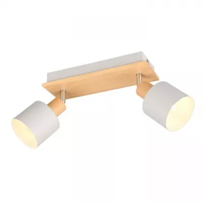 TRIO SHANTI spotlámpa 2xE14 10W szürke, barna