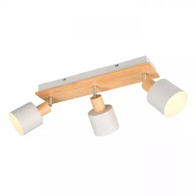 TRIO SHANTI spotlámpa 3xE14 10W szürke, barna