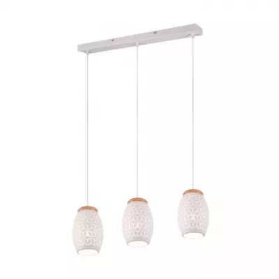 TRIO BIDAR függeszték excl.3xE27 3X28W E27   matt fehér