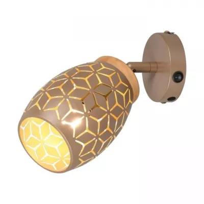TRIO BIDAR spotlámpa 1XE14 10W LED kávébarna