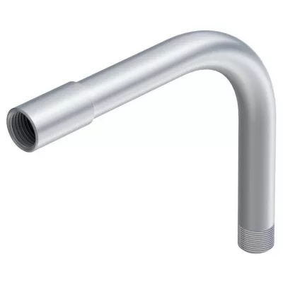 ALUPÁNCÉLCSŐ KÖNYÖK 32mm 90° MENETES MENETES VÉGEKKEL