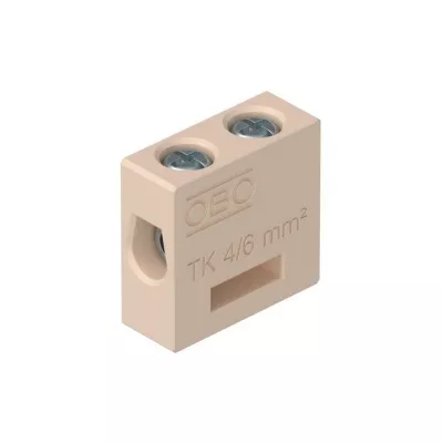 Kerámia sorkapocs  6mm2 1P TK 06 FireBox T-sorozaú dobozokba