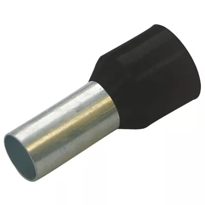 Szigetelt érvéghüvely 6mm2 fekete
