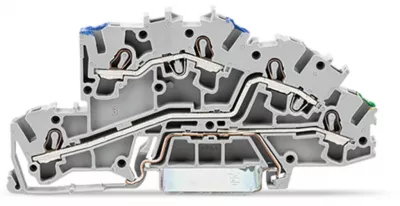 WAGO sorkapocs 2,5mm2 szürke többemeletes installációs