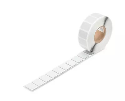 NYOMÓGOMB LAPKA EZÜST 27X19mm 350db/TEKERCS