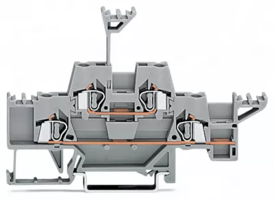 WAGO SORKAPOCS ÁTMENŐ/ÁTMENŐ 2,5mm2 SZÜRKE