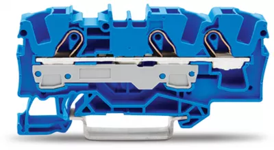 Sorkapocs átmenő 3 vezetékes 6mm2 kék