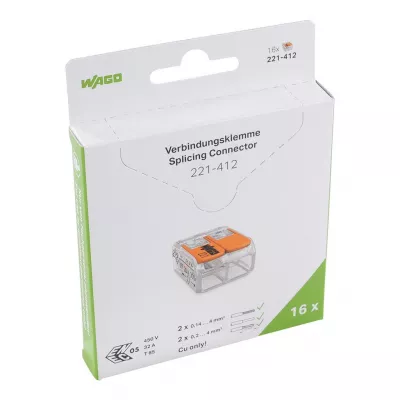 VEZETÉKÖSSZEKÖTŐ 2 PÓLUSÚ. ÁTL. 4mm2 NYITHATÓ SODROTT VEZ.-HEZ 16B/CS