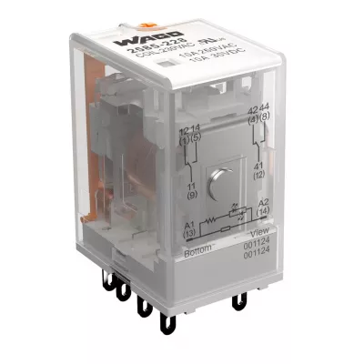 RELÉ 230V AC 2 VÁLTÓÉRINTKEZŐ 6A 2585-228