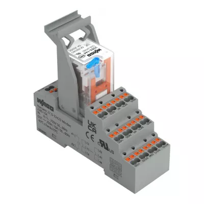 RELÉMODUL RELÉALJZAT+ALAPRELÉ 24V DC 4 VÁLTÓÉRINTKEZŐ 5A