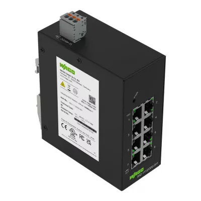 WAGO IPARI ECO SWITCH 8 PORT 1000Base-T FEKETE