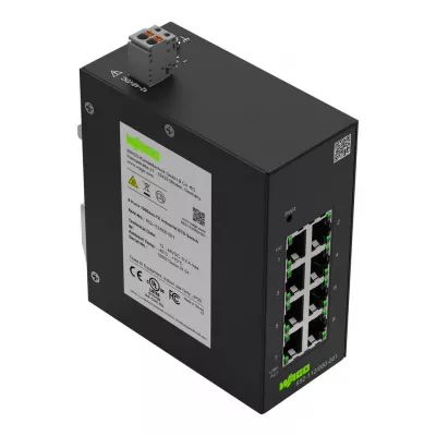 WAGO IPARI ECO SWITCH 8 PORT FEKETE