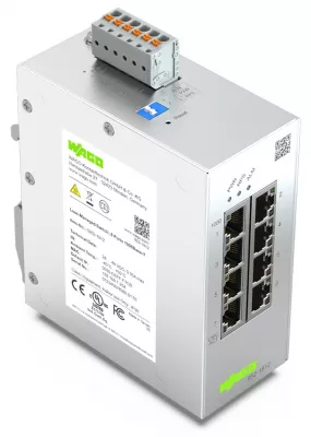 WAGO LEAN MENEDZSELHETŐ SWITCH 8 POR 1000Base-T