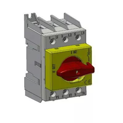 TERHELÉSKAPCS.SD2 100A 3P 0-1 TS35 P PIROS/SÁRGA