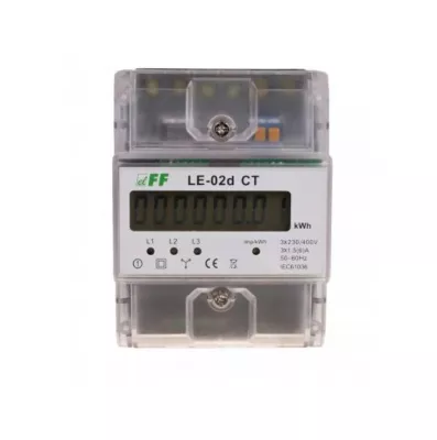 FOGY.MÉRŐ LE02d CT 3FÁZ.X/5A LCD DIN LE-02D CT HITELESÍTETT