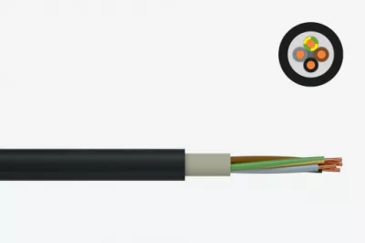 N2XH-J 3x 4 0,6/1kV FEKETE HALOGÉNMENTES VEZETÉK