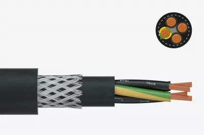 YSLYCY-JZ 12x 1,5 ÁRNYÉKOLT FEKETE 0,6/ 1kV