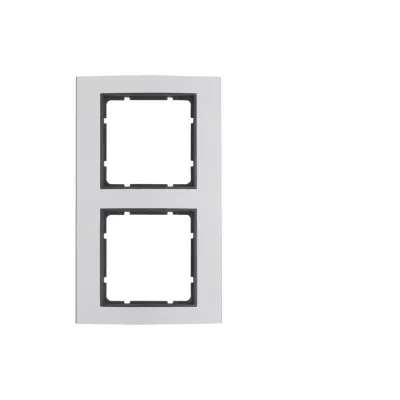 BERKER keret 2-es b.3 alum/antracid