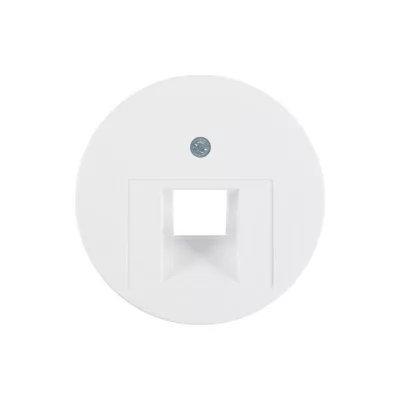 Berker RJ45 fedlap R.1/R.3 hófehér