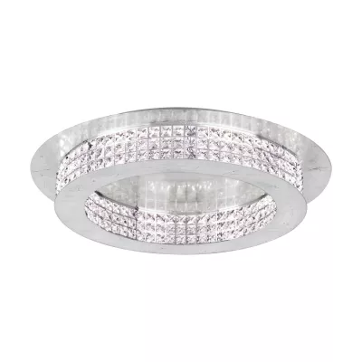 PRINCIPE LED mennyezeti ezüst/kristály@ 14X3,15W