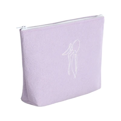 Filc kozm.táska nagy rózsaszín@ Yakima