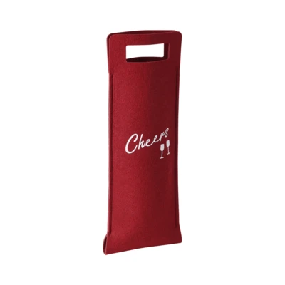 Filc boros ajándéktáska piros@ Kananga