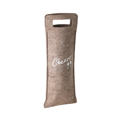 Filc boros ajándéktáska barna@ Kananga