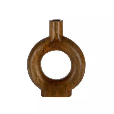 Dekor fa váza 24,8cm barna Melobody@