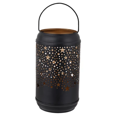 Mécsestartó 18cm O10cm fekete @