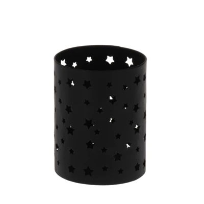 Mécsestartó O10cm 13cm fekete @