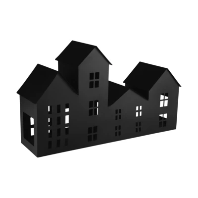 Lámpás házsor 52x14,5x30cm Gutapol@