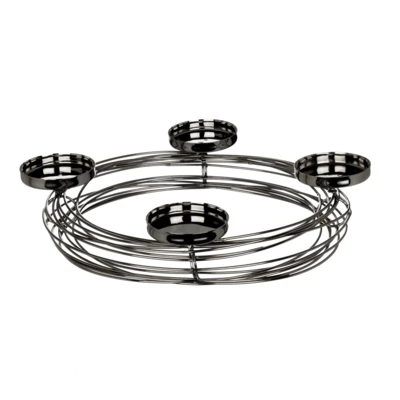 Gyűrű gyertyatart O36x7,5cm ez@