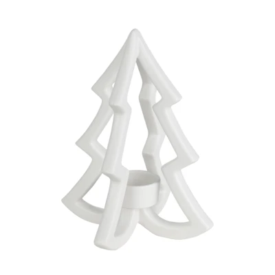 Gyertyatartó fenyőfa 22,7cm fh @