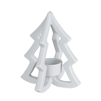 Gyertyatart.fenyőfa17,6cm szürk@