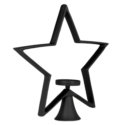 Gyertyatart.csillag 41,5cm fek @