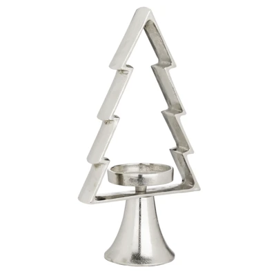 Gyertyatartó fenyőfa 34cm nikk @