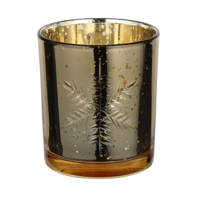 Mécsestartó O7x8cm aranyszínű @