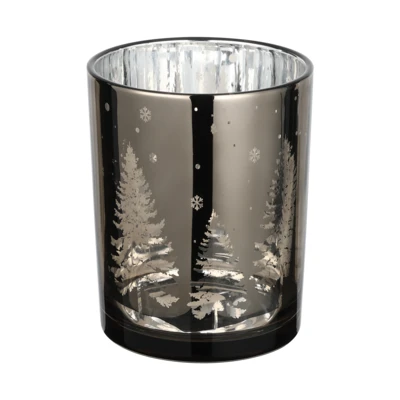 Mécsestartó O10x12,5cm tópszín @