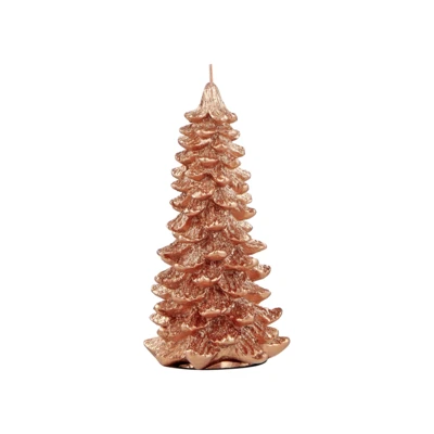 Fenyőfa gyertya O8x16cm v.réz @